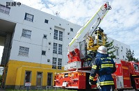 写真：消防訓練の様子