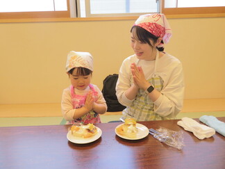 写真:6月5日活動風景・2品完成で試食タイム