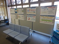 南部市民サービスセンターのパネル展の様子