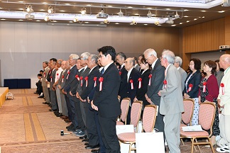 写真：被表彰者の皆さま