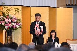 写真：川口市議会議長の祝辞