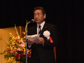 写真：小林市議会議長の祝辞