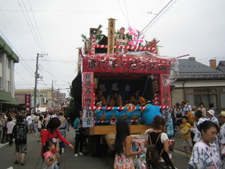 写真：土崎神明社祭の曳山の風景2