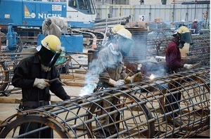 写真：工事の様子