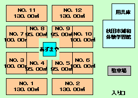 イラスト：椿台第一農園　配置図