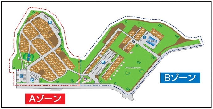 イラスト：椿台スーパー農園配置図