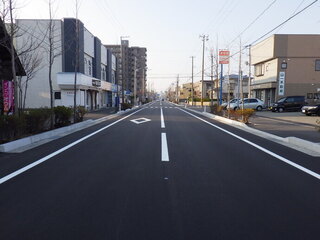 写真：施工後の鉄砲町菅野線