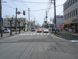 写真：施工前の川尻広面線