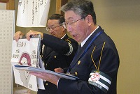 写真:老人クラブでの交通安全教室の様子1