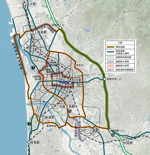 イラスト：新たなマスタープラン道路網
