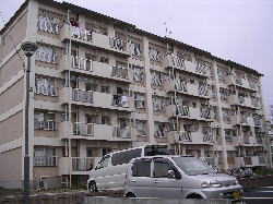 写真：旭南市営住宅1から10号棟の外観
