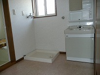 写真：新波Aタイプの洗面脱衣室