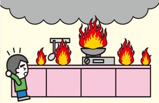 厨房からの出火