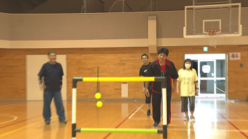 テレビ（誰でも簡単チャレンジ！ ニュースポーツで汗を流そう！）