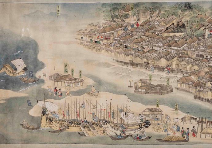 土崎神明社と北前船