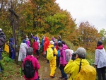 写真：秋の太平山前岳登山4