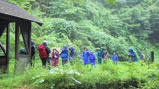 写真：登山の様子