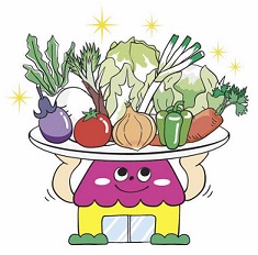 「食の環境づくり事業」ロゴ（カラー）