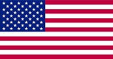 イラスト：アメリカ合衆国の国旗