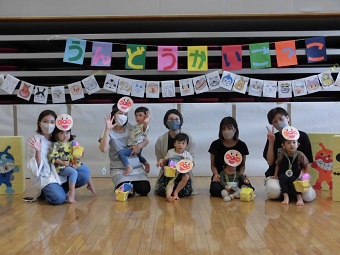 写真：運動会ごっこ