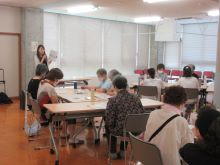 写真:保健師講話の様子