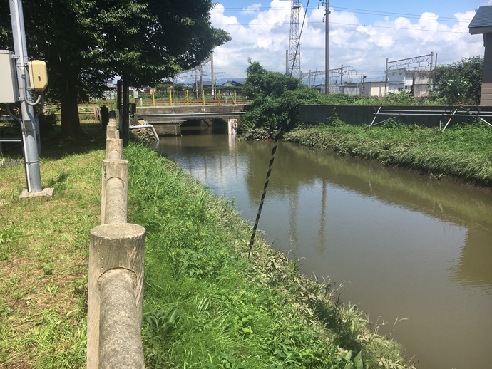 水口地下道冠水状況