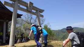 活動の様子：妙見登山