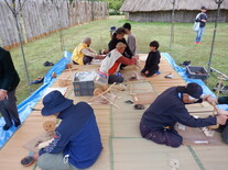 体験イベント(火おこし)