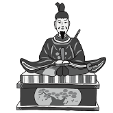 八橋人形モノクロ