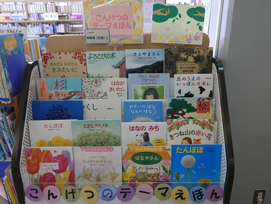 特集棚(児童)2コーナーの写真