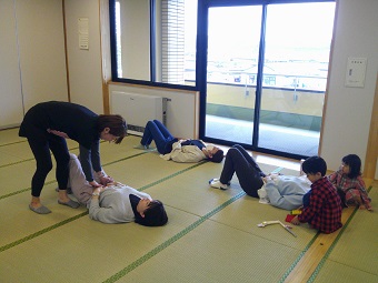 写真：腸もみ