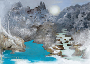 信太金昌「透明なる冬」