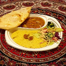 日替わりベジタブルカレー弁当の写真