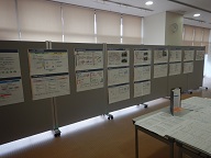 北部SCでのパネル展示の様子