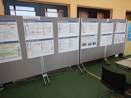 西部市民サービスセンターのパネル展の展示状況