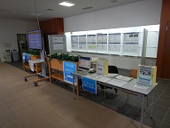 東部SCでのパネル展示の様子