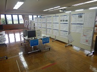 雄和SCでのパネル展示の様子