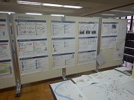 雄和SCでのパネル展の様子