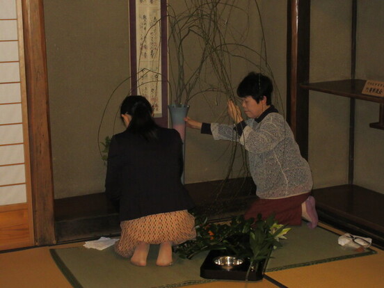 生け込みの様子